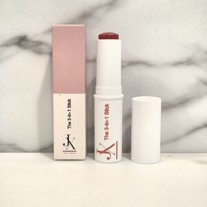 Just Ximena The 3 In 1 Stick In Que Cute (Red) Face, Blush & Lip Stick 7g - NIB